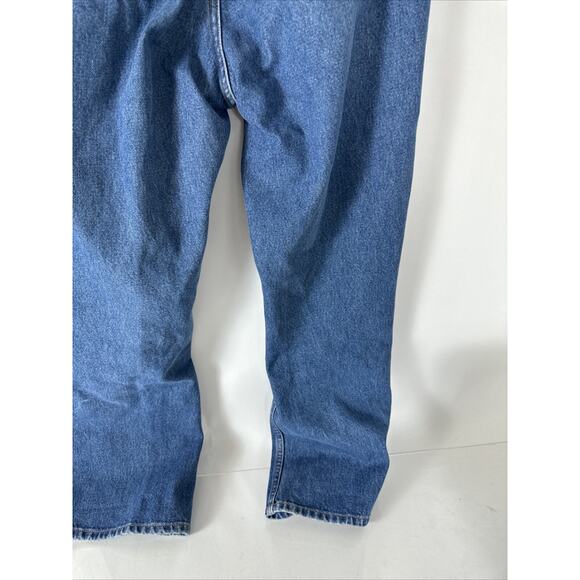 LL Bean Women's Jeans Size 16 Reg Blue Denim Original Fit Relaxed 100% Cotton - Picture 13 of 13